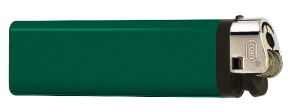 Reibradfeuerzeug einseitig bedruckt grün