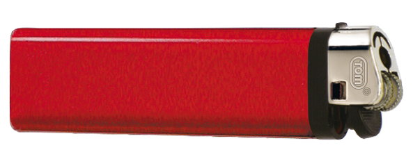 Reibradfeuerzeug einseitig bedruckt rot